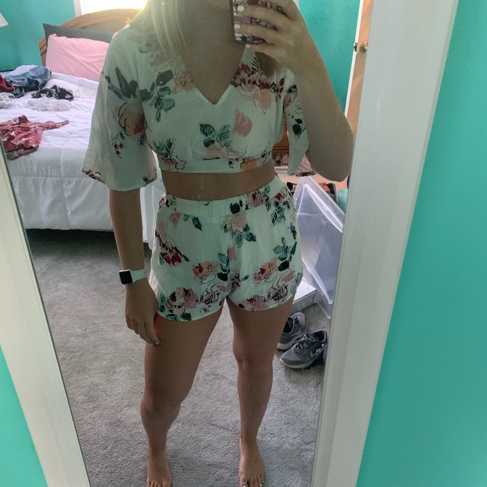 Floral two piece set